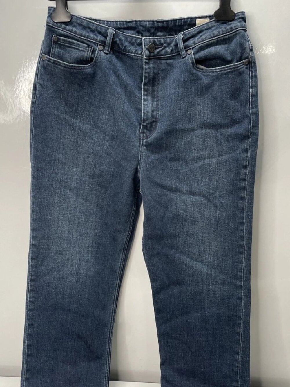 NEW Rebecca Taylor Womens Jeans Blue Size 31 Cotton Blend 5 Pocket Straight Leg